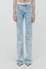 ALESSANDRA RICH Flared Denim Jeans - Acid Blue - Thumbnail 8