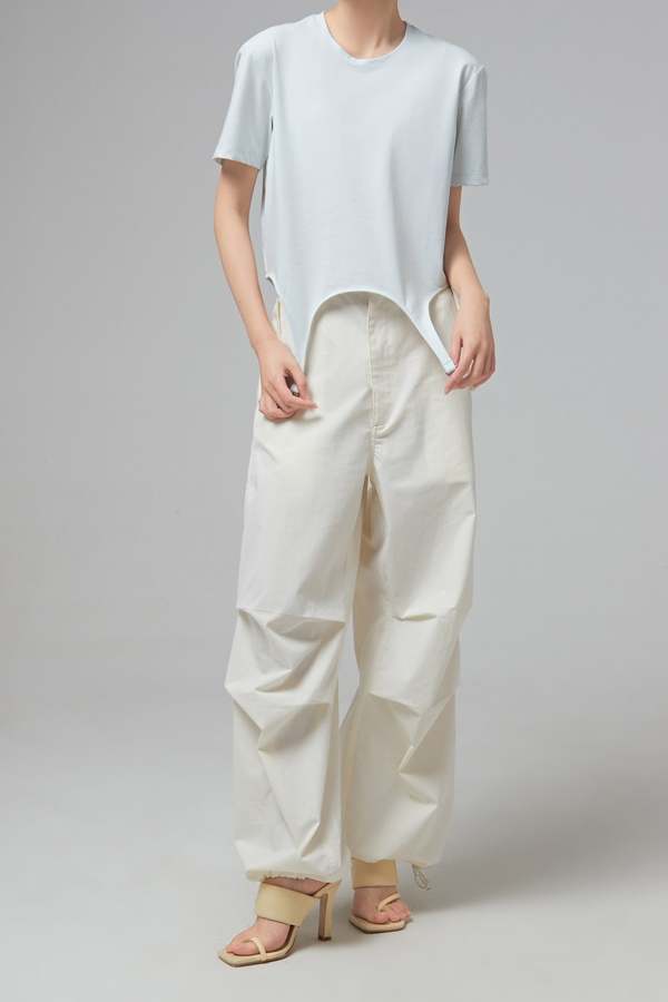 Dion Lee GARTER COTTON TEE | Garmentory Dion Lee GARTER COTTON TEE | Garmentory