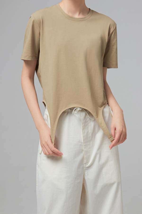 Dion Lee GARTER COTTON TEE | Garmentory Dion Lee GARTER COTTON TEE | Garmentory