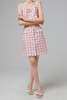 Oscar De La Renta Gingham Tweed Skirt - Ivory/Pink - Thumbnail 3
