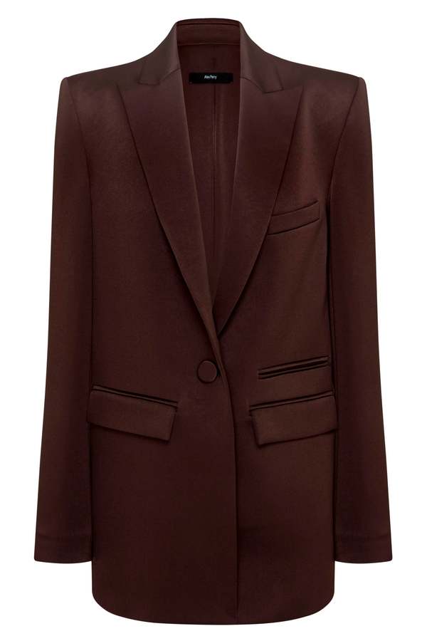 ALEX PERRY HARTFORD- SATIN CREPE OVERSIZ | Garmentory