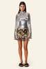 Paco Rabanne JUPE HEART STITCHING SKIRT - SILVER/GOLD - Thumbnail 2