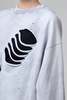 we11done LOGO CUT OUT SWEATSHIRT - White/Black - Thumbnail 4