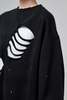 we11done LOGO CUT OUT SWEATSHIRT - White/Black - Thumbnail 9