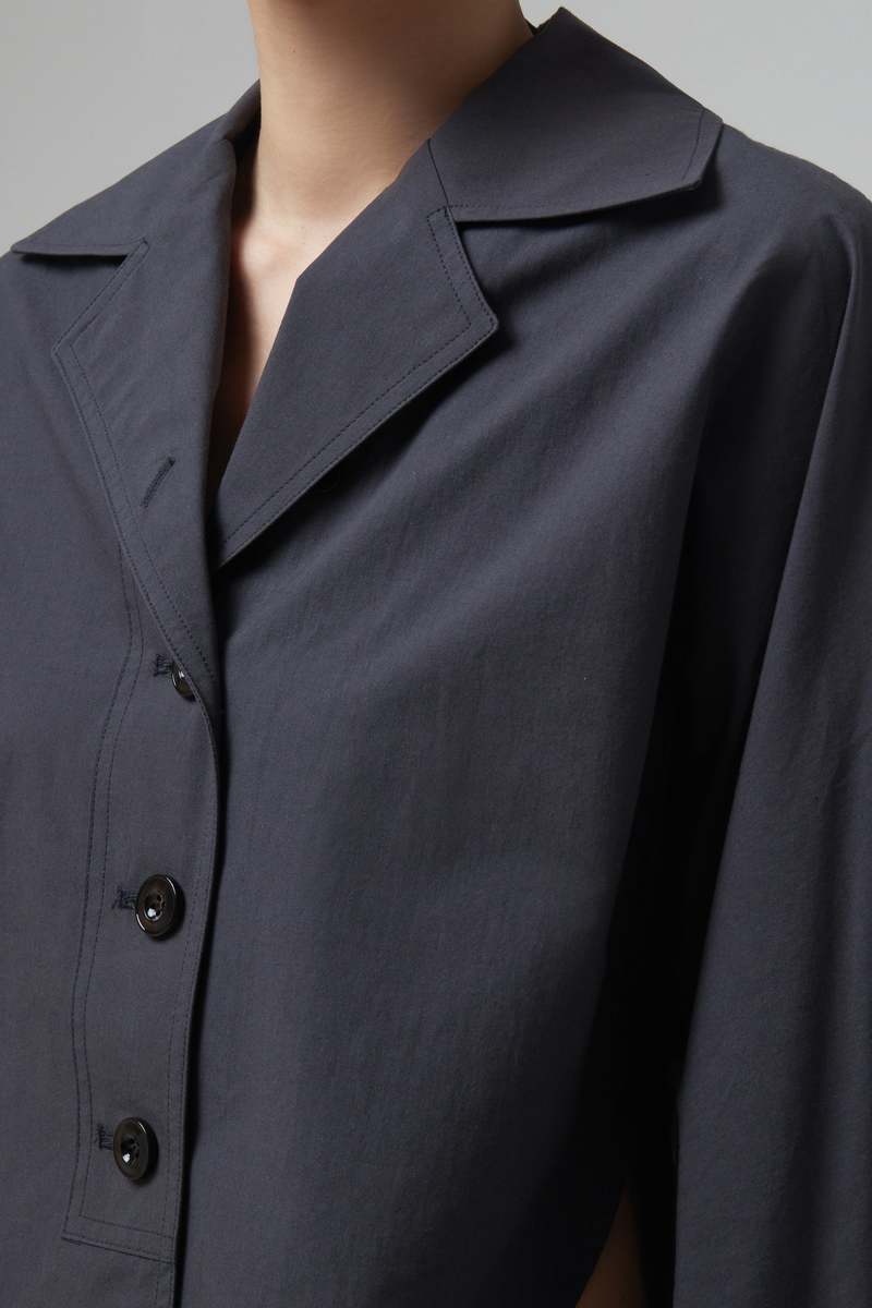 LOW CLASSIC OPEN COLLAR SHORT SHIRT | Garmentory