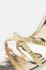 Victoria Beckham RHINESTONE SANDALS - LIGHT GOLD - Thumbnail 6