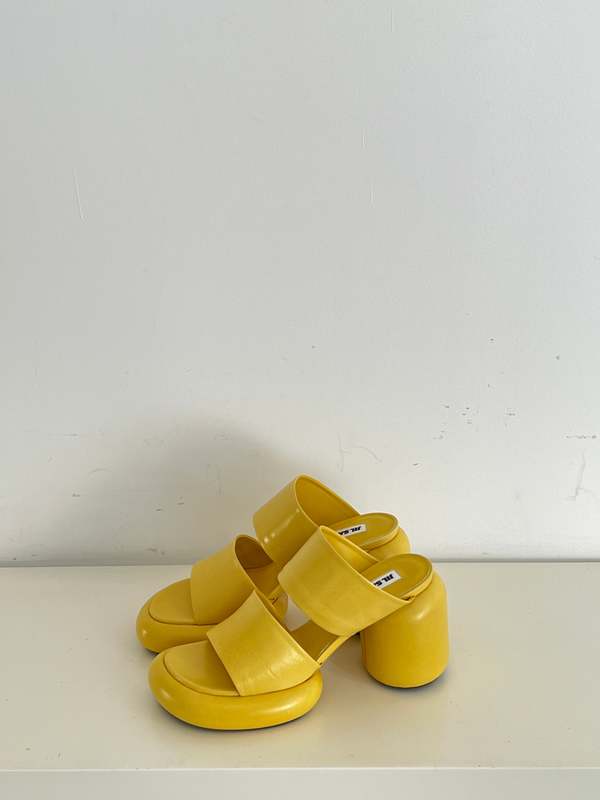 Jil Sander TRIPON SANDALS - Light/Pastel Yellow | Garmentory