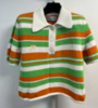 ROWEN ROSE STRIPED COTTON KNITTED POLO - Thumbnail 7