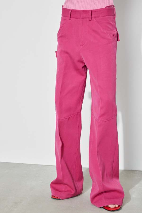 Petar Petrov Tailored Cargo-style Pants - Magenta