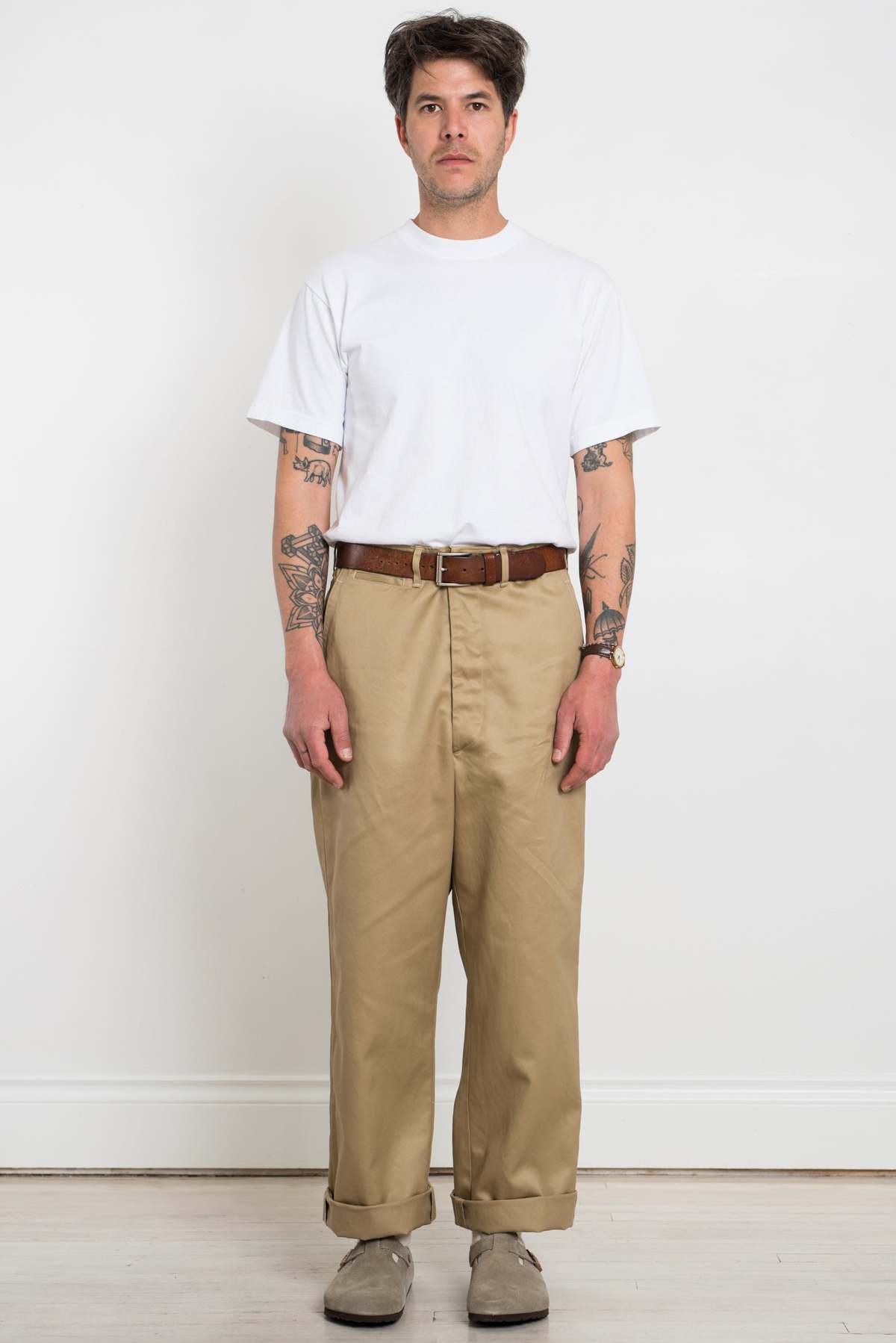 Orslow Vintage Fit Army Trousers - Khaki | Garmentory