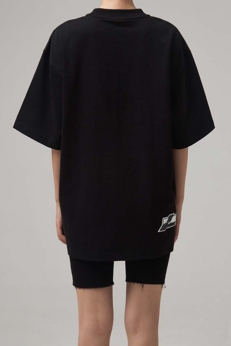 we11done RABBIT T SHIRT - White/Black | Garmentory