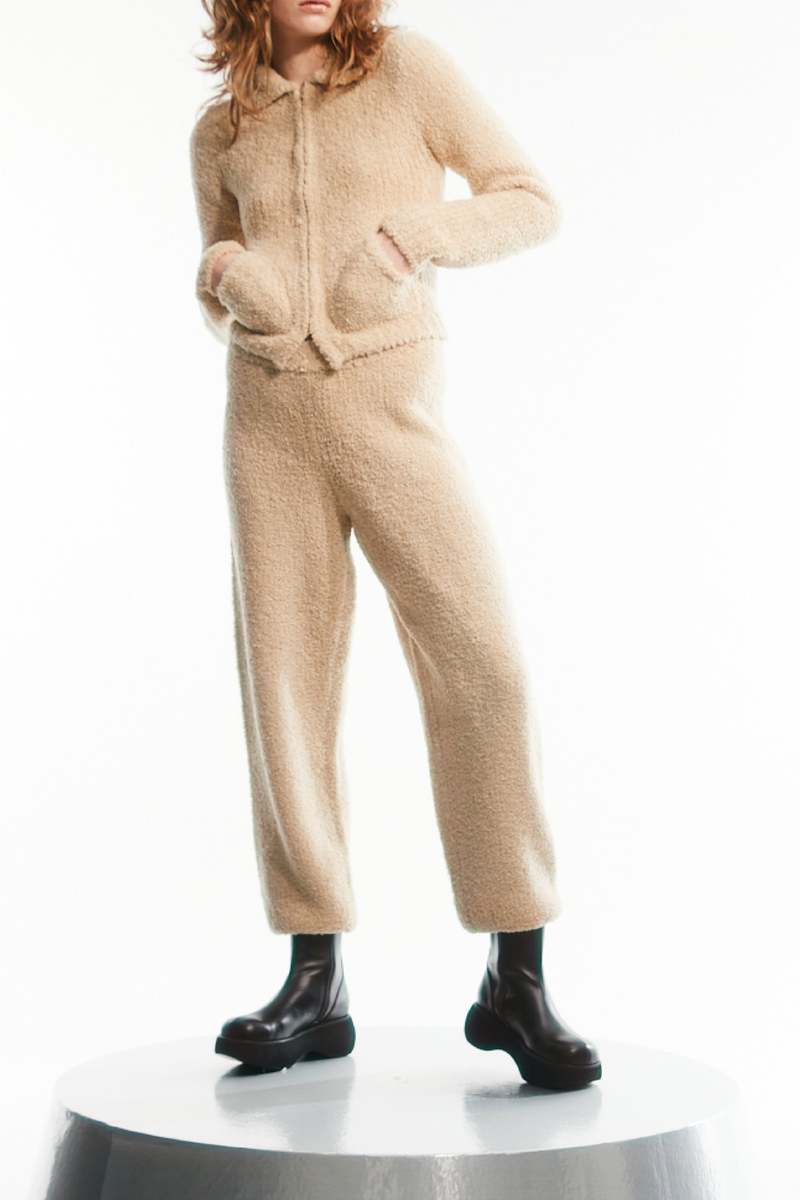 【THE OPEN PRODUCT】WOOLLY KNIT TRACK PANTS GRAY NEW TheOpen Product OPEN YY Woolly Knit Track Pants Gray