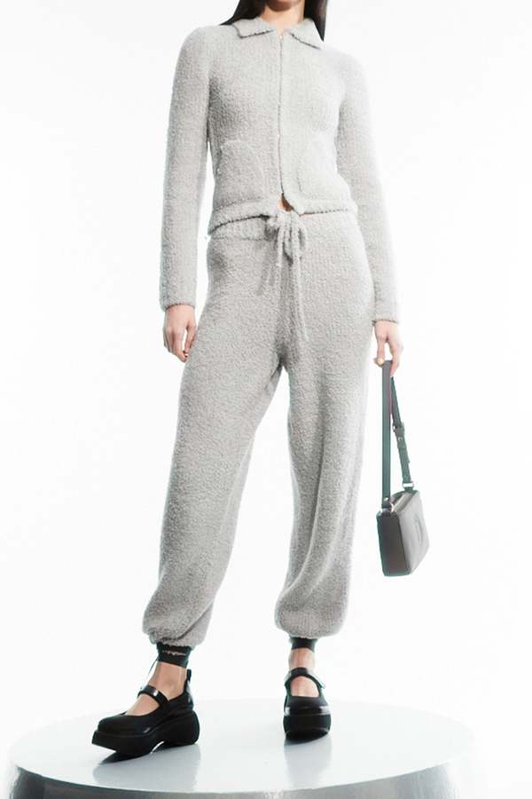 【THE OPEN PRODUCT】WOOLLY KNIT TRACK PANTS BEIGE Theopen Product Woolly Knit Track Pants | Garmentory
