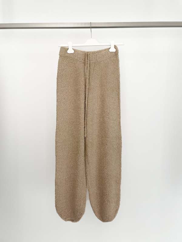 【THE OPEN PRODUCT】WOOLLY KNIT TRACK PANTS BEIGE Theopen Product Woolly Knit Track Pants | Garmentory