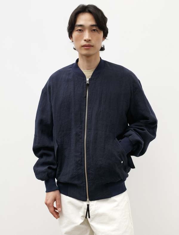 Polyploid Mens Bomber Jacket B - Navy