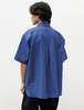 Polyploid Mens Camp Collar Shirt C - Blue - Thumbnail 2