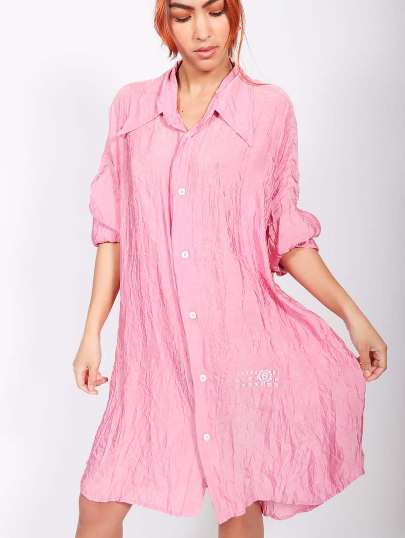 Maison Margiela Shirt Dress - Pink | Garmentory