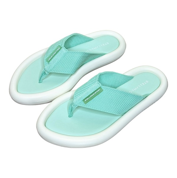 【送料&関税込】Stella McCartney Air Slides Stella McCartney Air chain-embellished Slides | White | FARFETCH