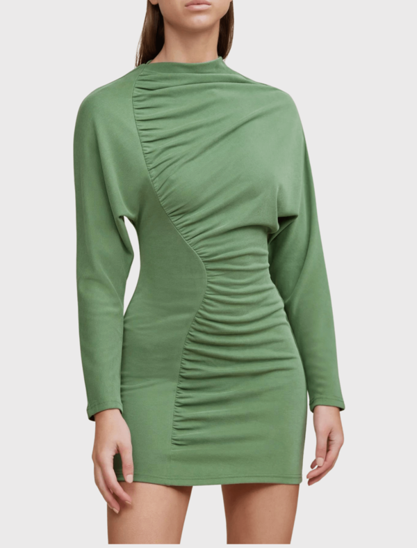 acler Fulham Dress - Pine Green | Garmentory