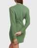 acler Fulham Dress - Pine Green - Thumbnail 4