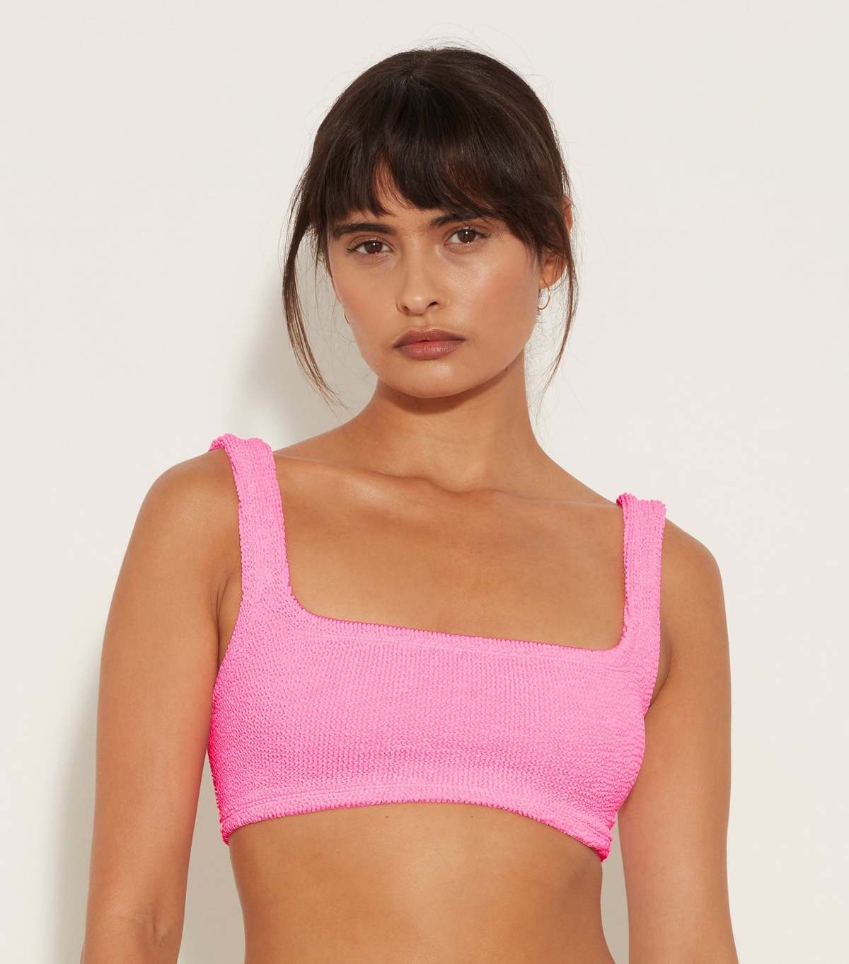 ビキニ Hunza G SS25 Bikini 'Xandra' (XANDRABIKINI BUBBLEGUM) HUNZA G XANDRA BIKINI SET IN BUBBLEGUM – Big Drop NYC