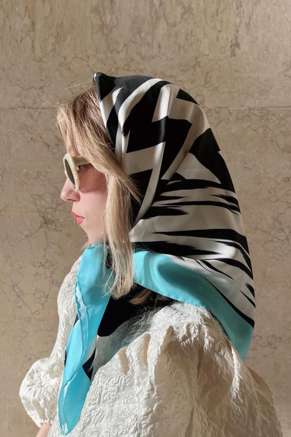 MISSONI Foulard Scarf - Celeste