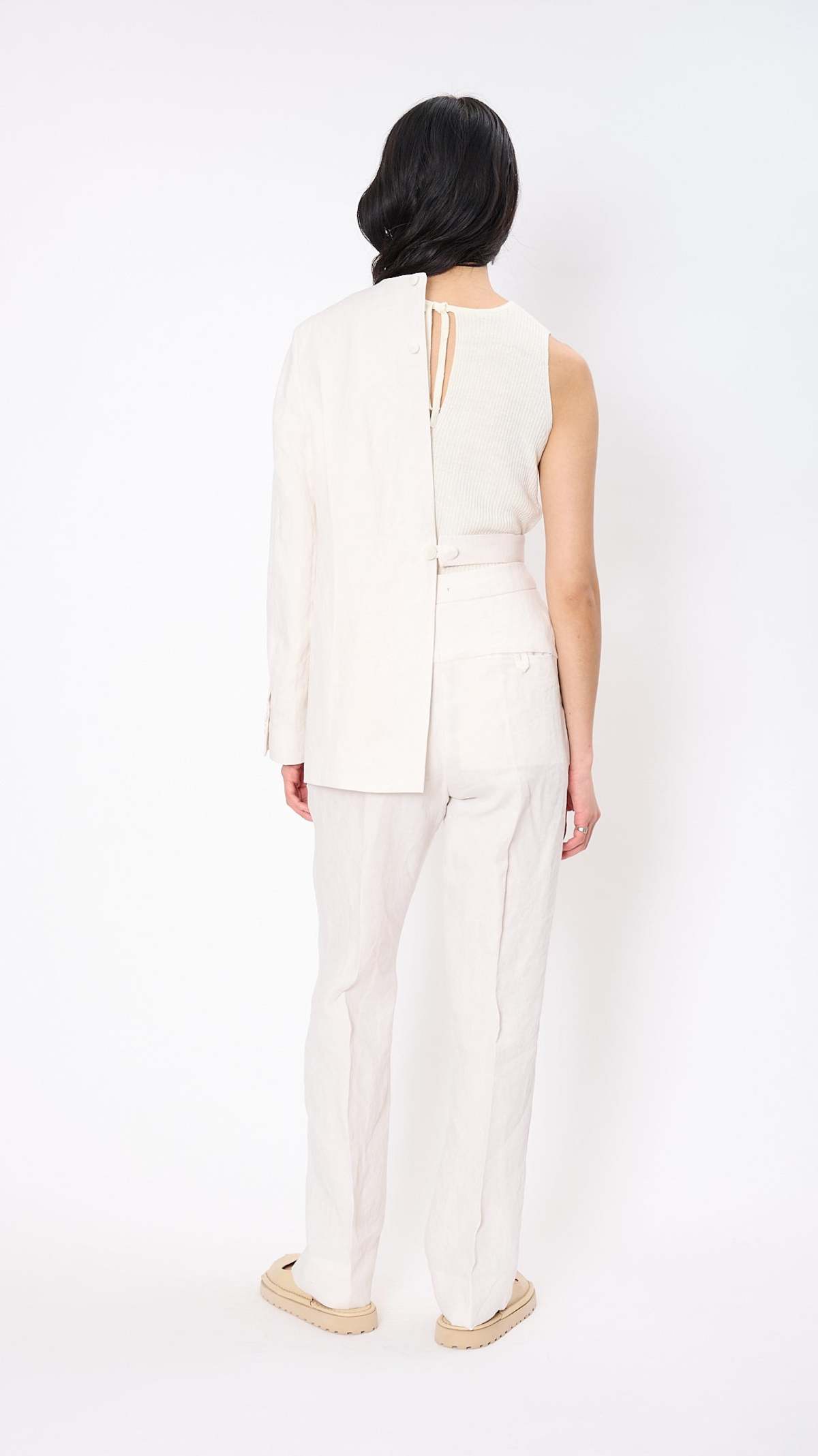 Nehera Janiela Tailored Jacket - White Sand - Image 6 of 6