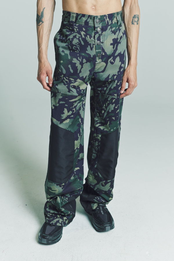 PHIPPS Multicam Twill Action Pants - Black Camo