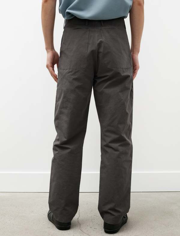 Arpenteur Mens Fox Cotton Linen Pants - Dark Grey | Garmentory