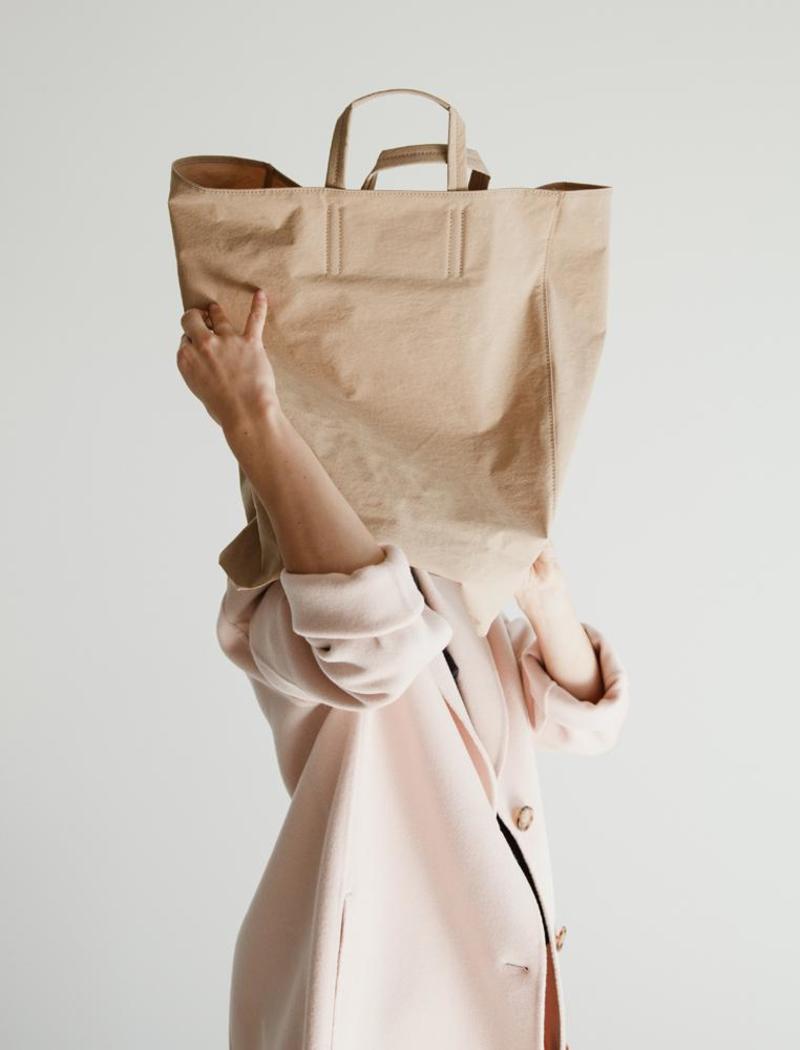 ☆【Acne Studios】☆Baker Out Medium Tote Bag Brown Pin.k☆ Leather acne fantastic baker tote