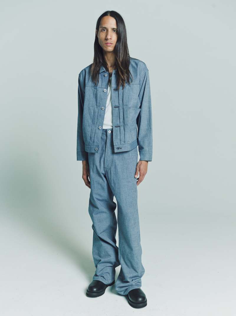 Taiga Takahashi LOT. 209 Buckle-Backed Trousers - Indigo