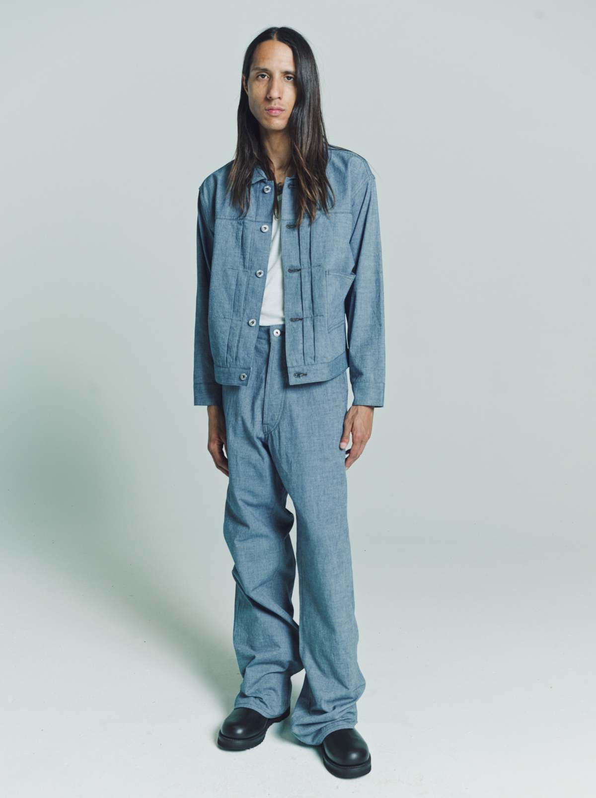 Taiga Takahashi LOT. 209 Buckle-Backed Trousers - Indigo