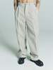 Taiga Takahashi LOT. 201 Work Trousers - Melange Ivory - Thumbnail 1