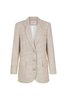 Hansen & Gretel Montana Oversize Blazer - Latte - Thumbnail 10