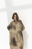 Ichi Antiquites Linen Handye Shirt Dress - Catechu/Sumi - Thumbnail 4
