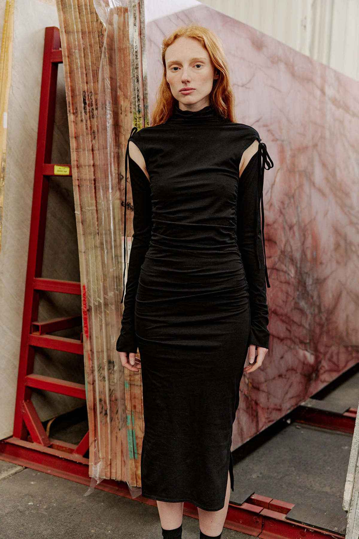 Muse the Label Mya Dress - Black - Image 3 of 7