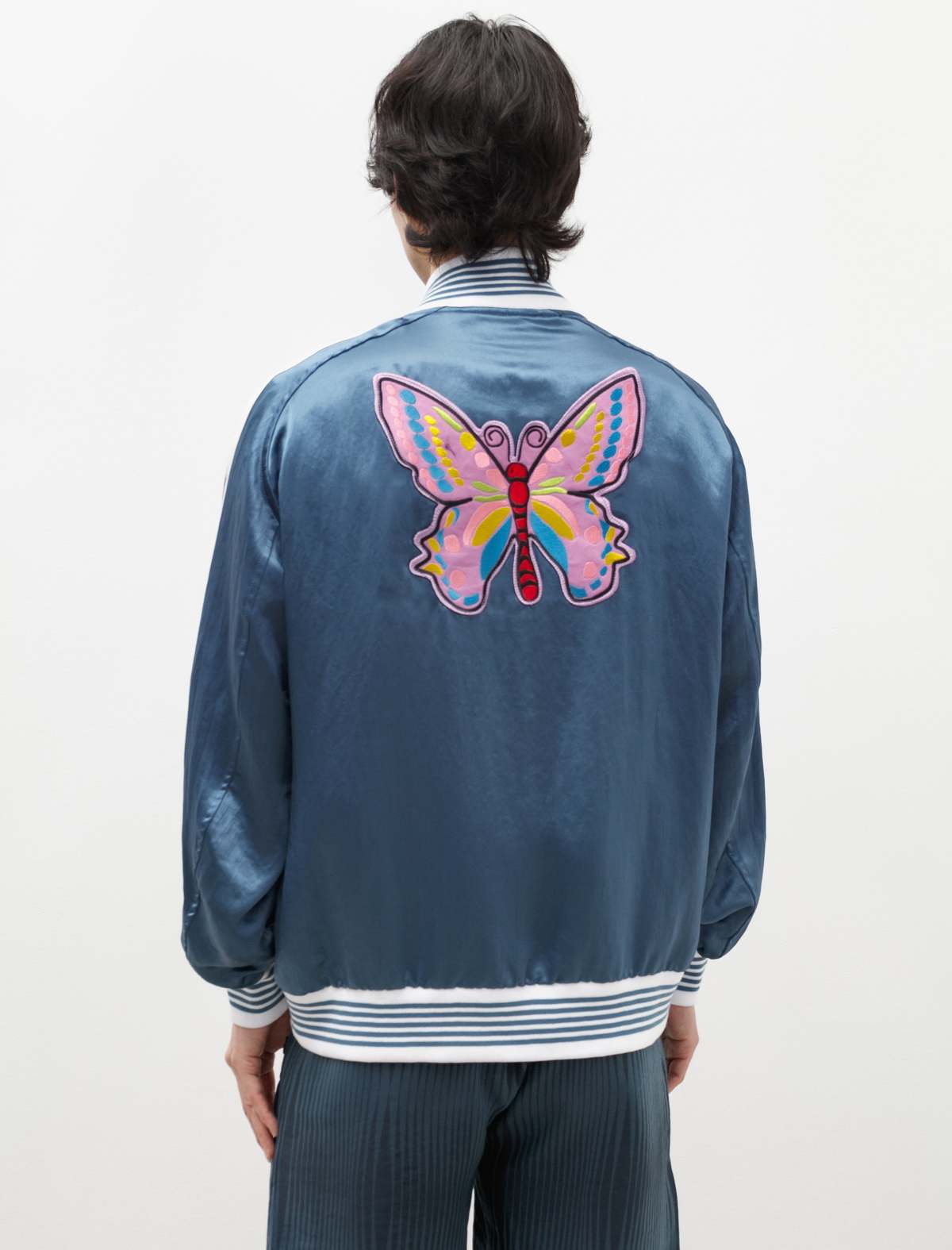 Needles Award Jacket - Sateen Blue | Garmentory