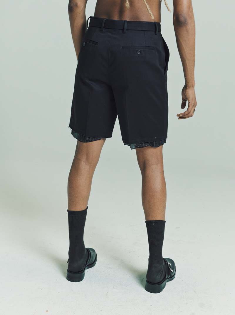 パンツ litmus JOHN BLACK TAILORED SHORTS litmus JOHN/NHOJ BLACK TAILORED SHORTS - メルカリ