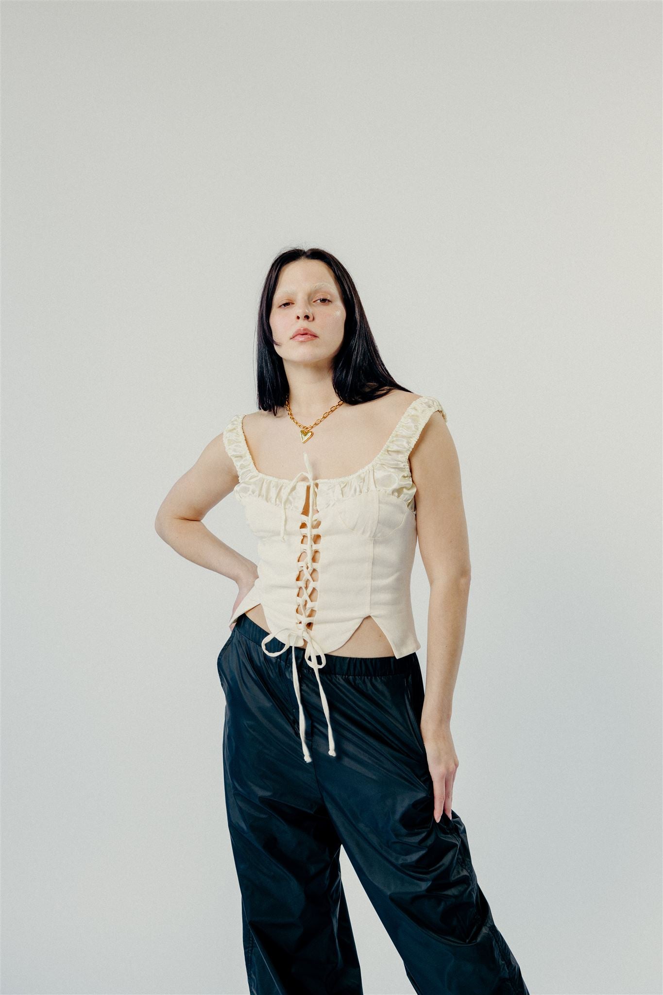 Tach Clothing Emma Lace up Corset Garmentory