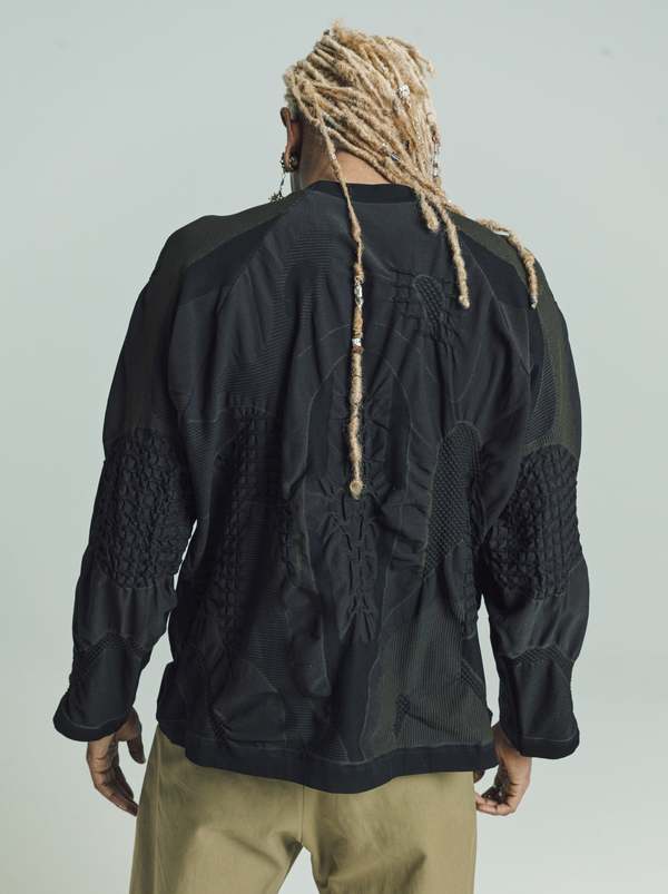ROA Oversized 3D Knit - Black | Garmentory