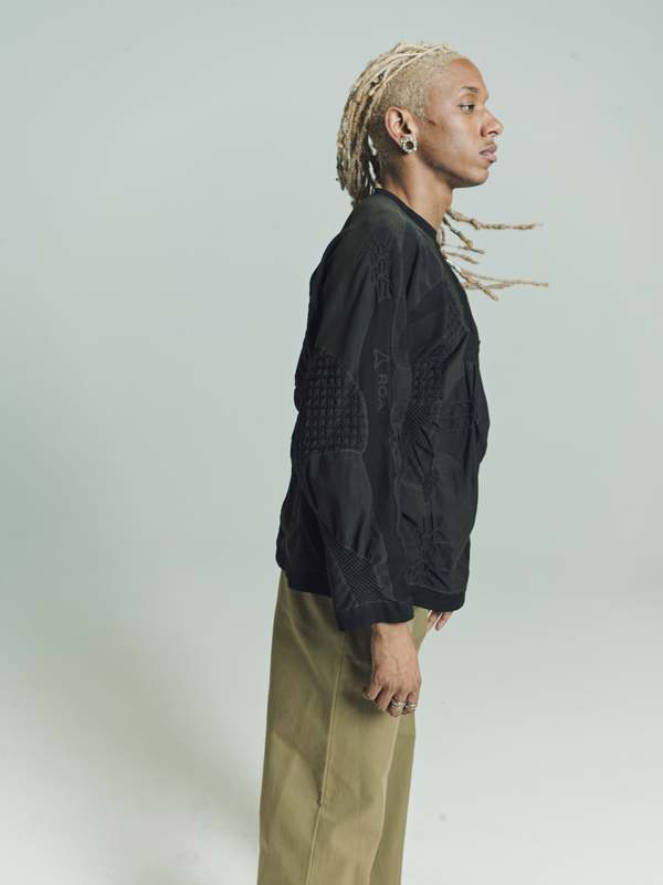 ROA Oversized 3D Knit - Black | Garmentory