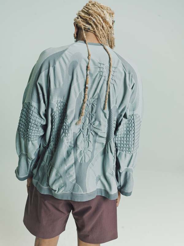 ROA Oversized 3D Knit - Grey | Garmentory