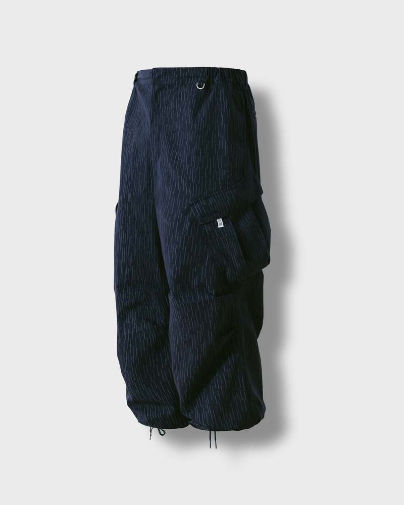 Anglan Rain Camo Oblique Cargo Pants - Navy | Garmentory