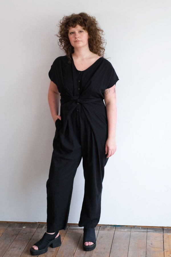 RUJUTA SHETH Venus Wrap Jumper - Black