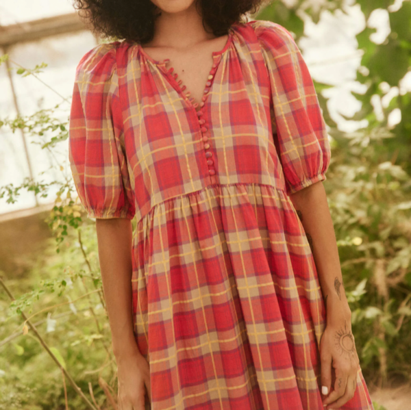 The Great. The Ravine Dress - Lake House Plaid | Garmentory The Great. The Ravine Dress - Lake House Plaid | Garmentory