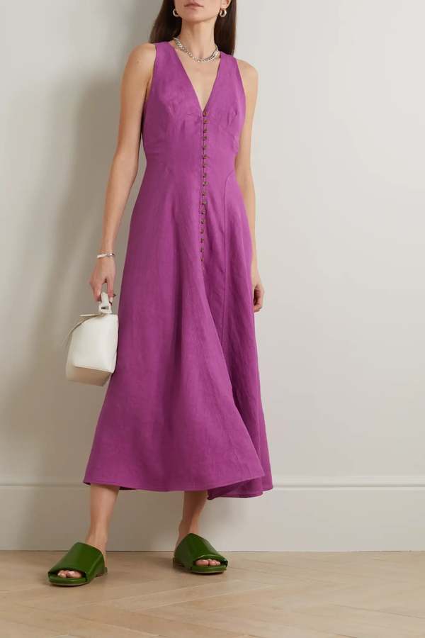 Three Graces Rose Dress - Grape | Garmentory