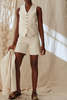Caron Callahan Stewart Short - Cream Canvas - Thumbnail 4