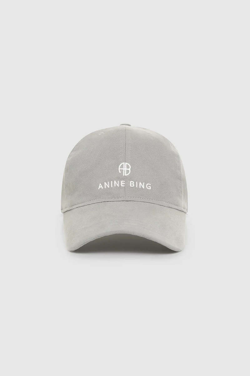 【関税込み】ANINE BING グレー Jeremy ベースボールキャップ ANINE BING: グレー Jeremy ベースボールキャップ | SSENSE 日本