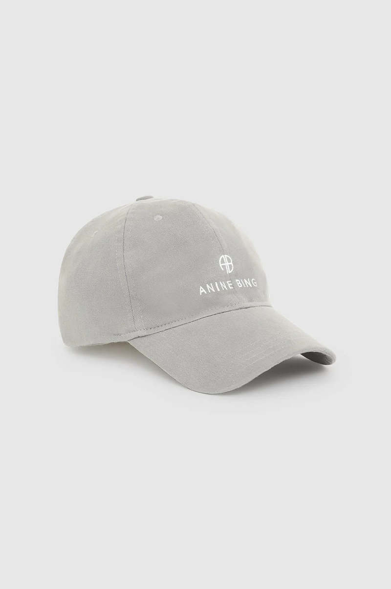 【関税込み】ANINE BING グレー Jeremy ベースボールキャップ Anine Bing Jeremy Baseball Cap - Grey | Garmentory