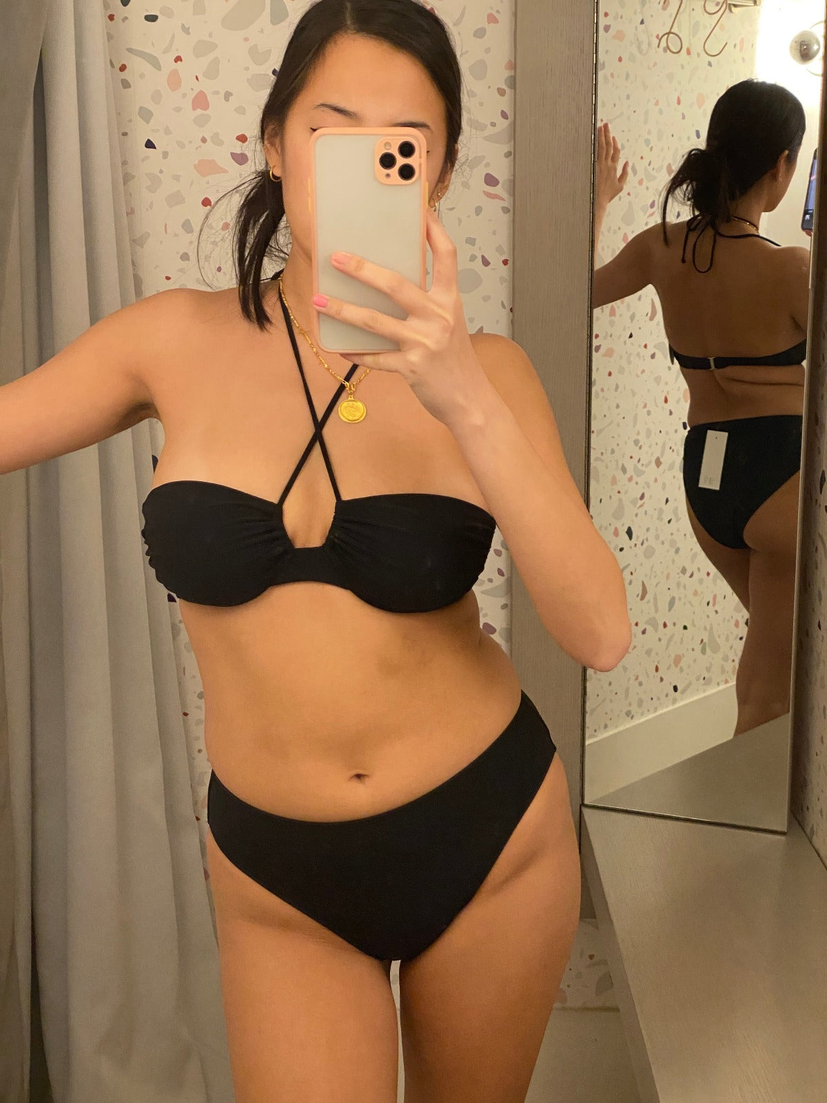 pale swimwear （black) Pale Swimwear 90's High Cut Bikini Bottom - Black | Garmentory